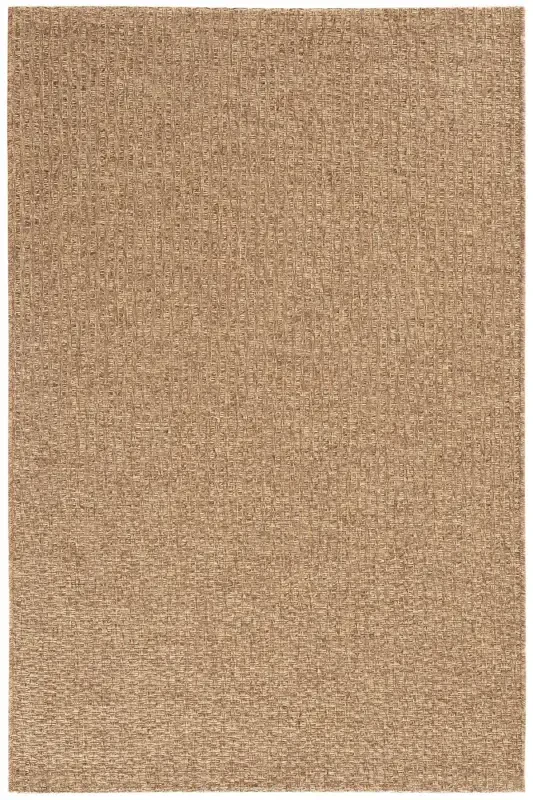 Milan 666 Coffee Rattan Textured Carpet Kilim Living Room Kitchen Corridor Cut Runner Woven Machine Carpet-Coffee - 2