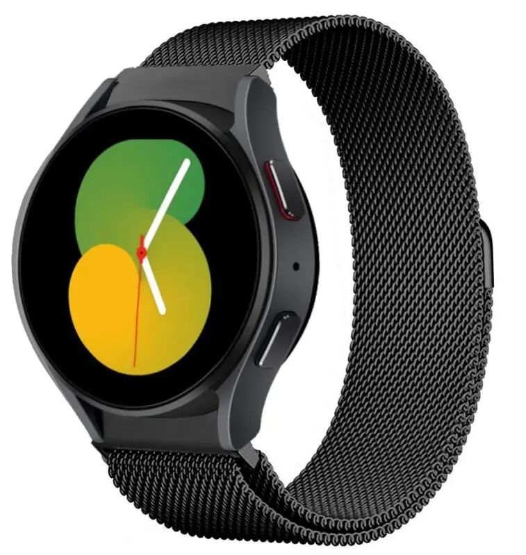 Milanese Bands for Samsung Galaxy Watch 7/6/5/4/FE Band 40mm 44mm/Classic 47mm 43mm 46mm 42mm Women/Men,Magnetic Loop Strap for Samsung Galaxy Watch 5 Pro Band 45mm,No Gap Metal Mesh Correa Wristband - 1
