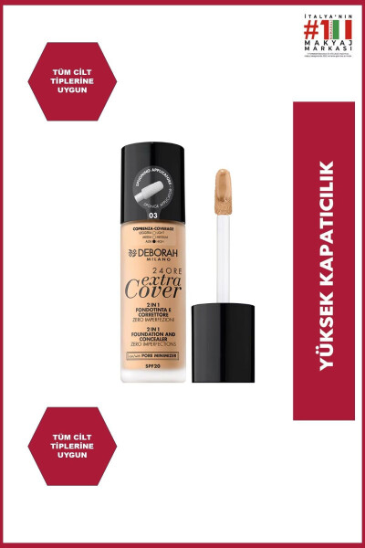 Milano 24 Ore High Coverage Foundation No: 03 Sand - GENEL MARKALAR