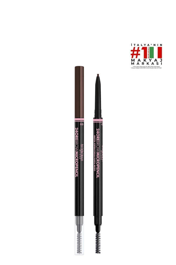 Milano 24 Ore Micro Eyebrow Pencil No:03 - 4