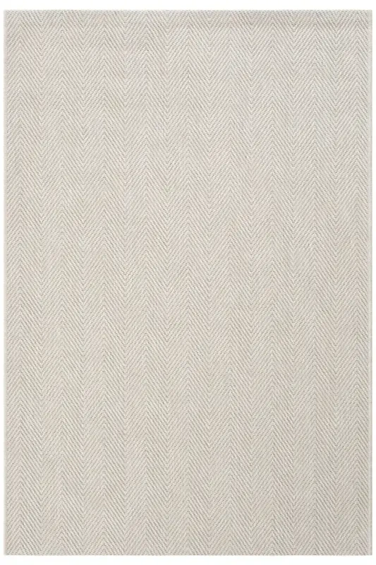 Milano 665 Cream Woven Textured Rug Carpet Living Room Kitchen Corridor Cut Runner Woven Machine Carpet-Cream 1 - 2