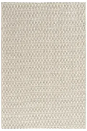Milano 666 Cream Woven Textured Rug Kilim Living Room Kitchen Corridor Cut Runner Woven Machine Carpet-Cream - 3