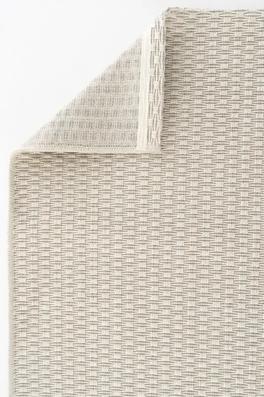 Milano 666 Cream Woven Textured Rug Kilim Living Room Kitchen Corridor Cut Runner Woven Machine Carpet-Cream - 5