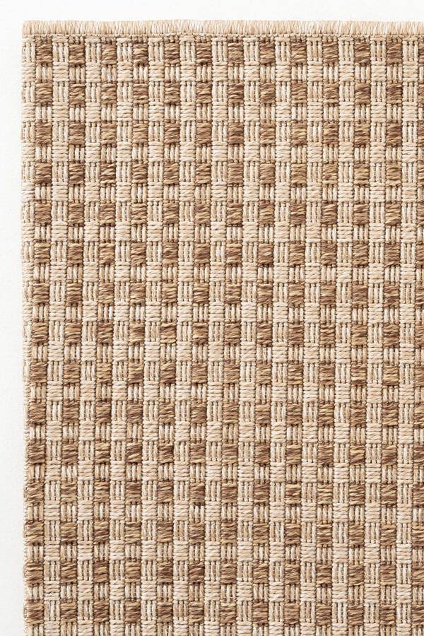 Milano 667 Coffee Woven Rug with Straw Texture, Living Room, Kitchen, Corridor, Cutting Runner, Machine Woven Rug - 28