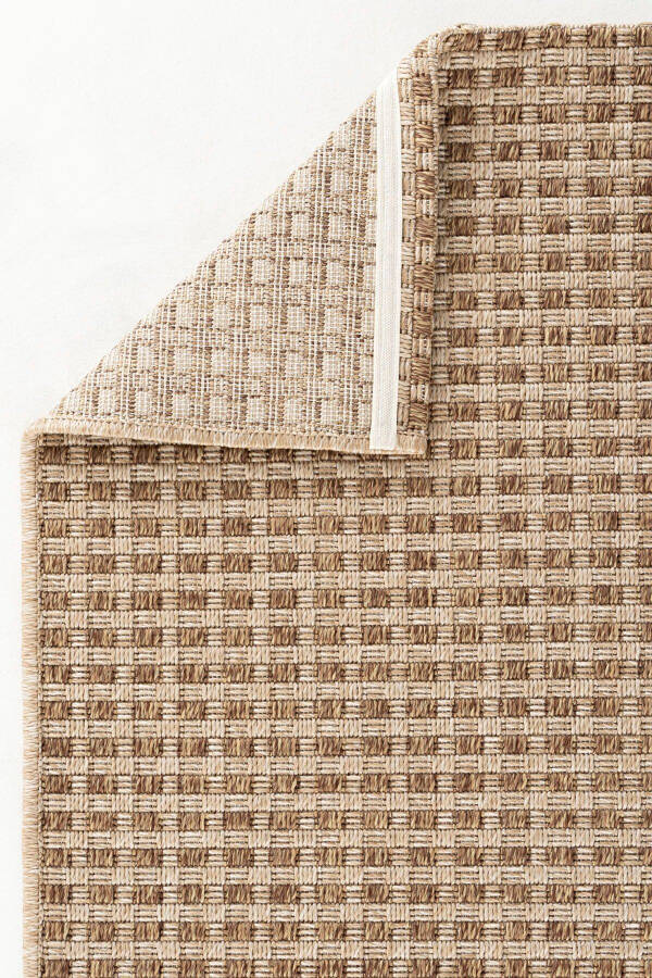 Milano 667 Coffee Woven Rug with Straw Texture, Living Room, Kitchen, Corridor, Cutting Runner, Machine Woven Rug - 29