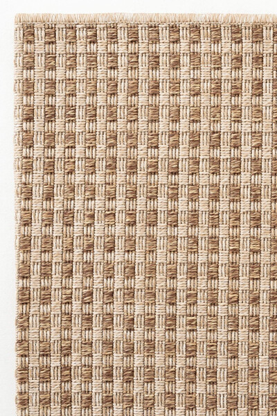 Milano 667 Coffee Woven Rug with Straw Texture, Living Room, Kitchen, Corridor, Cutting Runner, Machine Woven Rug - 12