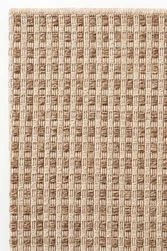 Milano 667 Coffee Woven Rug with Straw Texture, Living Room, Kitchen, Corridor, Cutting Runner, Machine Woven Rug - 4