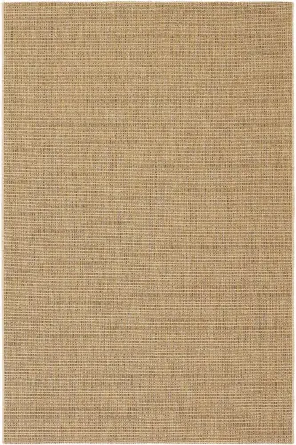 Milano Bej Rengi Hasır Jüt Görünümlü Rustik Dokuma Leke Tutmaz Salon Oturma Odası Ev Balkon Halısı-Krem 33 