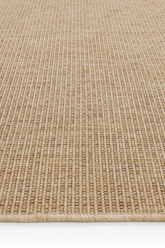Milano Bej Rengi Hasır Jüt Görünümlü Rustik Dokuma Leke Tutmaz Salon Oturma Odası Ev Balkon Halısı-Krem 33 - 7