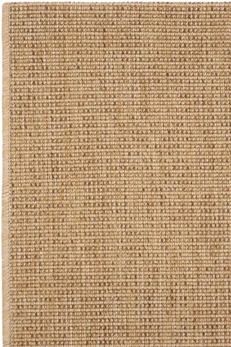 Milano Bej Rengi Hasır Jüt Görünümlü Rustik Dokuma Leke Tutmaz Salon Oturma Odası Ev Balkon Halısı-Krem 33 - 4