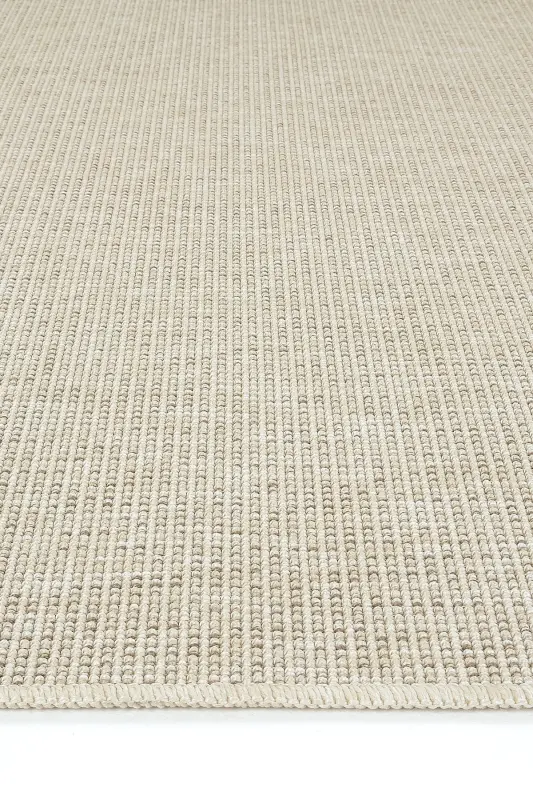 Milano Cream Beige Jute Look Modern Easy to Clean Living Room Bedroom Balcony Carpet - Cream Beige - 7