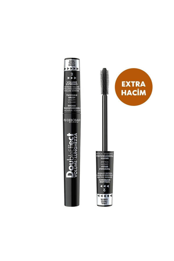 Milano Double Effect Black Mascara - 8