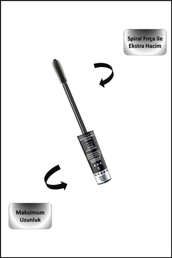 Milano Double Effect Black Mascara - 2