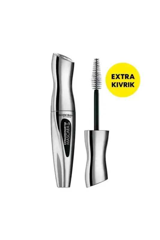 Milano Extraordinary 5 in 1 Black Mascara - DEBORAH