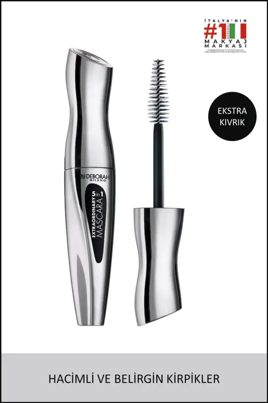 Milano Extraordinary 5 in1 Maskara Siyah - DEBORAH