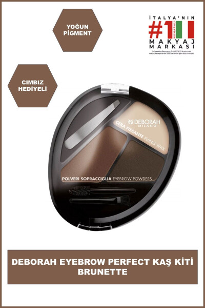 Milano Eyebrow Perfect Brunette Eyebrow Kit - 1