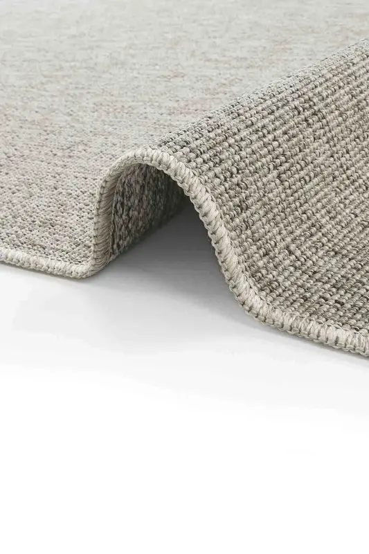 Milano Gri Vizon Jüt Sisal Görünümlü Dokuma Taban Kesme Makine Ev Salon Mutfak Giyinme Balkon Halısı-Gri 33 - 6