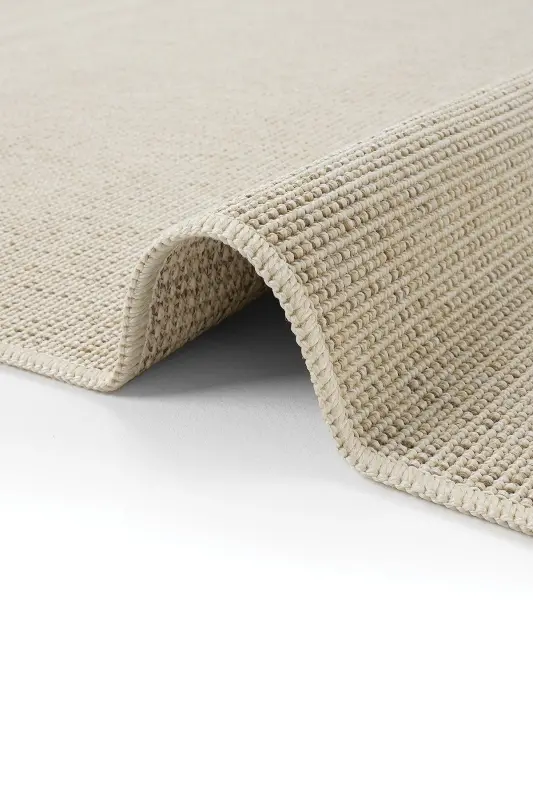 Милано Ковер Кремово-Бежевого Цвета под Джут Современный Легко Очищаемый для Гостиной Комнаты Балкона - Кремово-Бежевый - 6