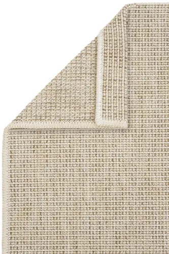 Milano Krem Bej Rengi Jüt Hasır Görünümlü Modern Bohem Kolay Temizlenebilir Salon Oda Balkon Halısı-Krem 44 - 5