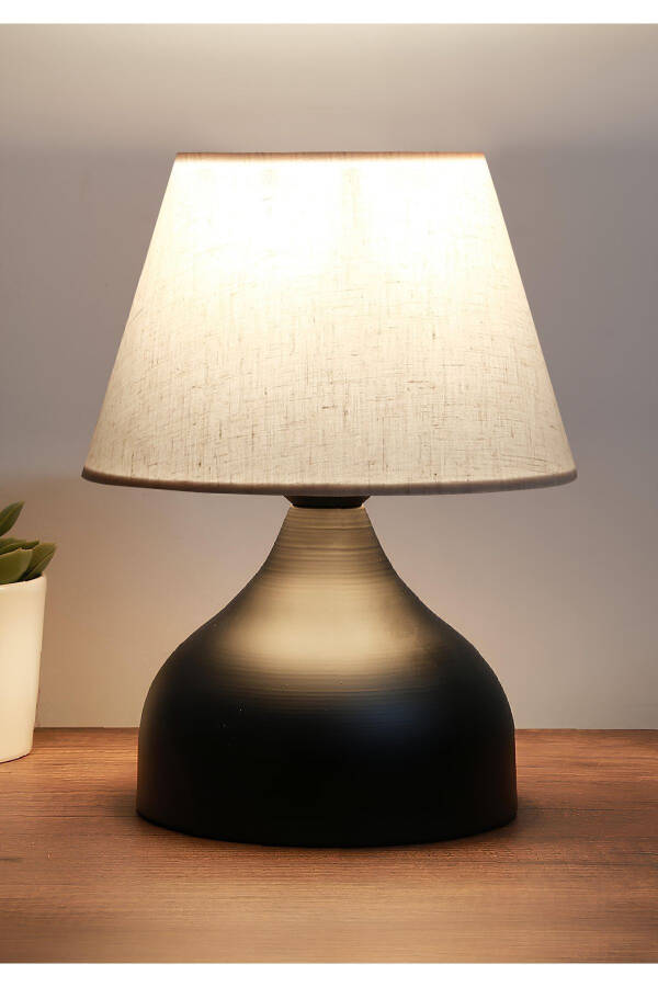 Milano Metal Body Lampshade Cream Crinkled Head Ayd-3088 - 1