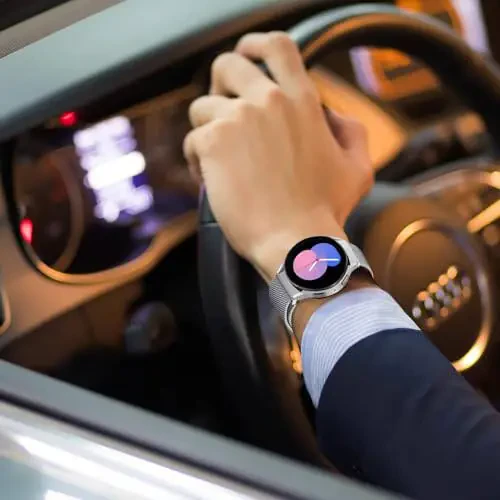 Миланские браслеты для часов Samsung Galaxy Watch 4/5 Band 40 мм 44 мм/Classic 46 мм 42 мм для женщин/мужчин, магнитный ремешок с петлей для Samsung Galaxy Watch 5 Pro band 45 мм, 20 мм металлический ремешок-сетка без зазора - 3