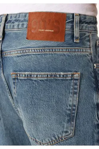 Milas, loose fit blue men's jeans. - 7