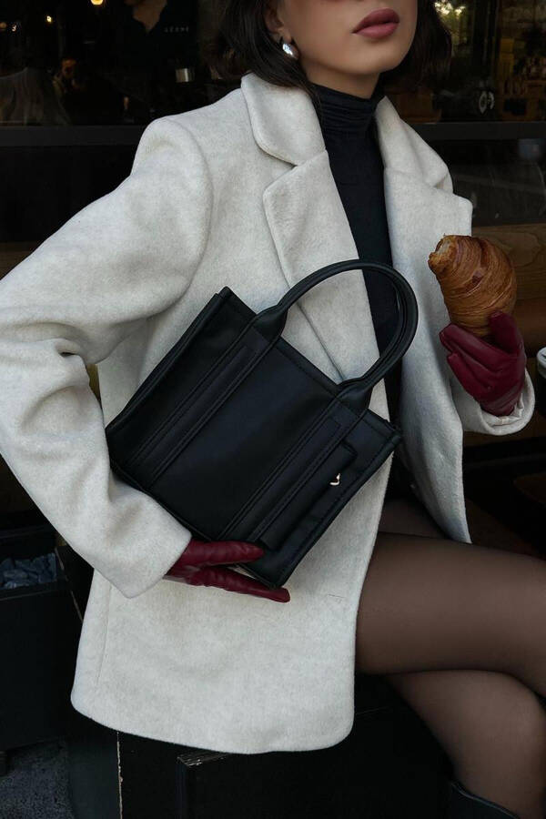 Miles Black Tote Bag - 7