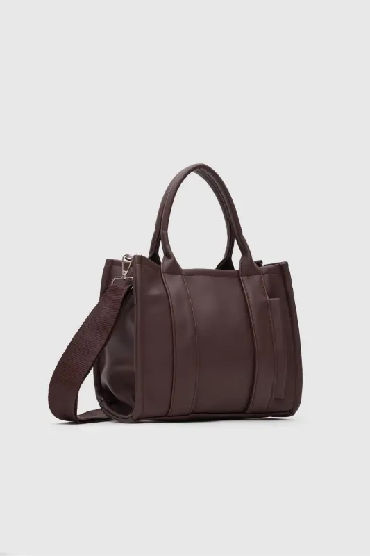 Miles Tote Bag Acı Kahve-Acı Kahve - 2