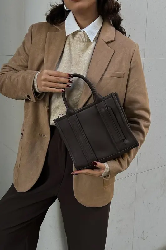 Miles Tote Bag Acı Kahve-Acı Kahve - 7