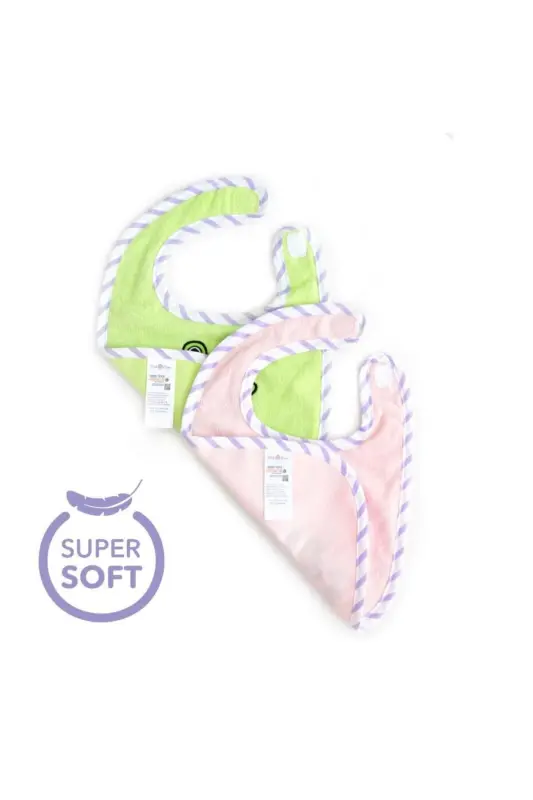 Milk&moo Towel Bib 2-Pack Çaça Frog And Çançin - 2