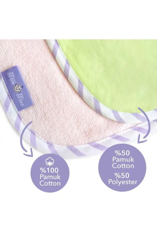 Milk&moo Towel Bib 2-Pack Çaça Frog And Çançin - 4