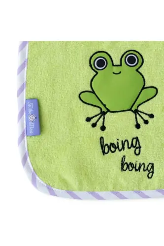 Milk&moo Towel Bib 2-Pack Çaça Frog And Çançin - 5