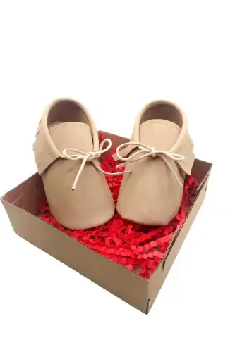 Milky Coffee Suede Leather Moccasin Baby Shoes Baby Booties-MILKY COFFEE - 1