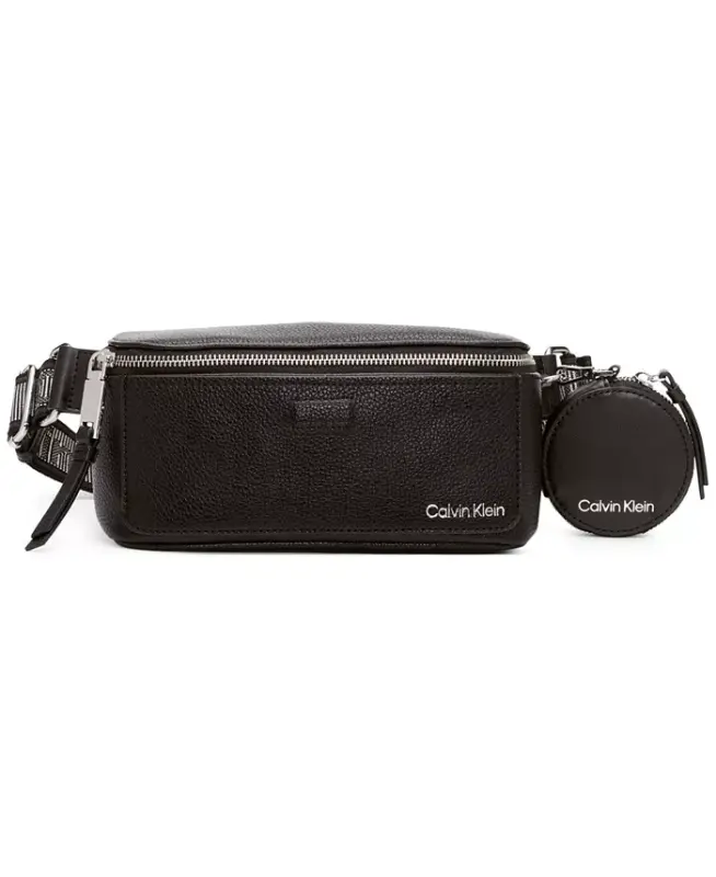 Millie Belt Bag-Black/Silver - CALVIN KLEIN