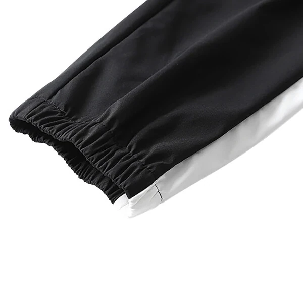 Miluxas Track Suits for Men Set Clearance Full Zip Sweatsuit Outdoor Jogging Men Tracksuits Black 6(M) - 5