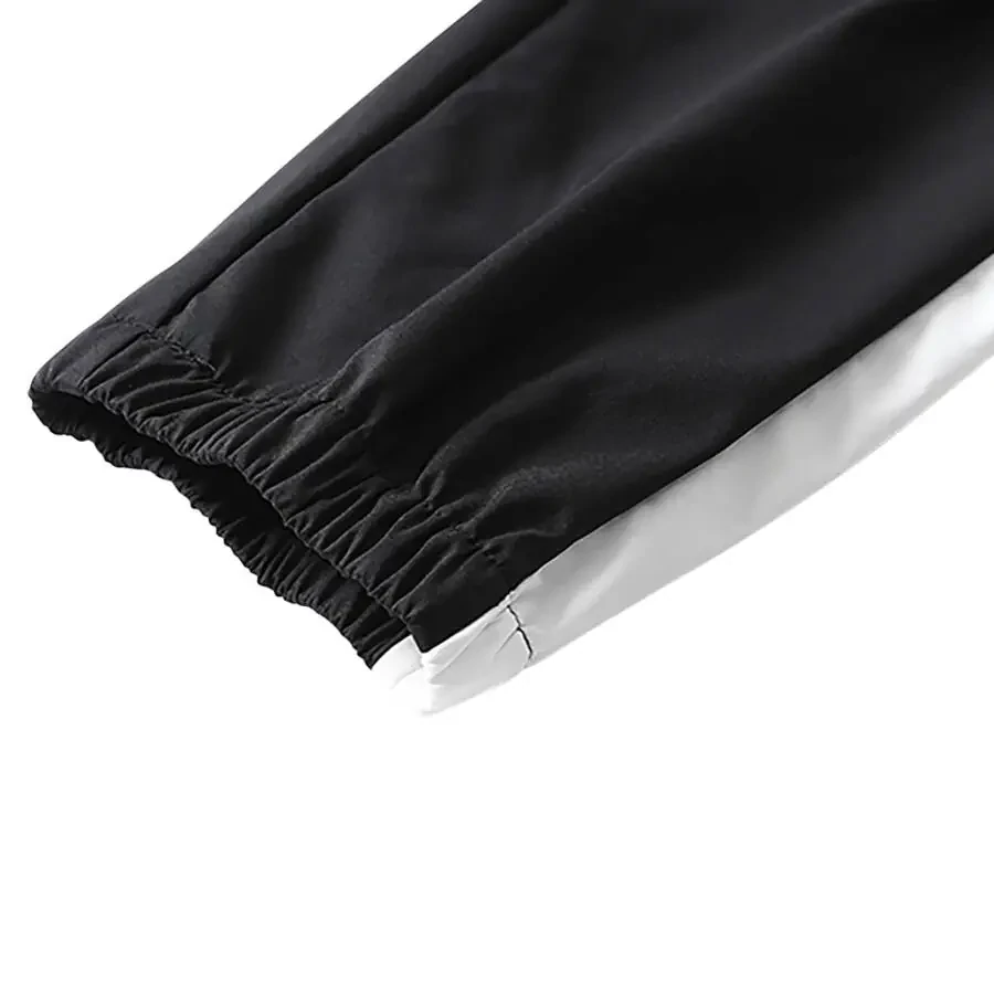 Miluxas Track Suits for Men Set Clearance Full Zip Sweatsuit Outdoor Jogging Men Tracksuits Black 6(M) - 5