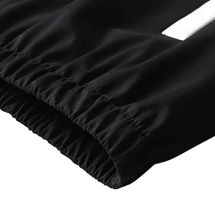 Miluxas Track Suits for Men Set Clearance Full Zip Sweatsuit Outdoor Jogging Men Tracksuits Black 6(M) - 8