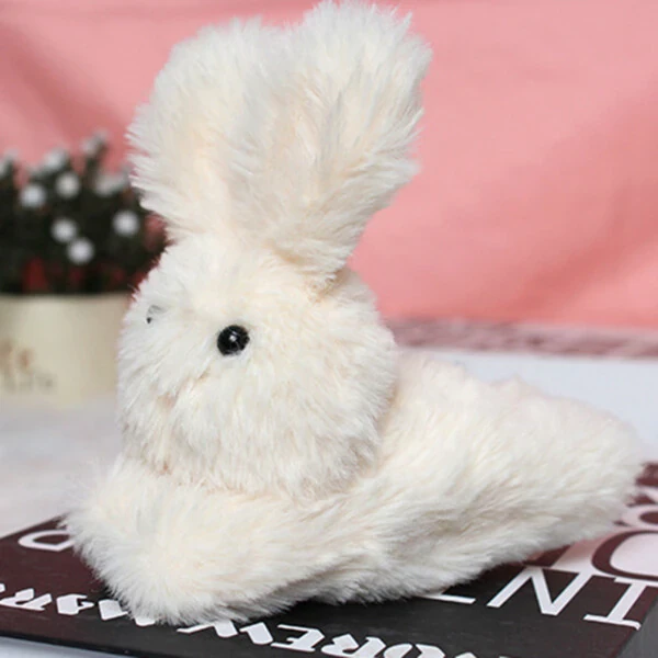 Милые пасхальные кролики, забавная плюшевая игрушка для девочек, прятки - 3 кролика в морковном мешке - лучшие подарки. - 4