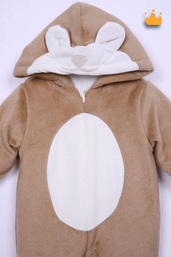 Милый медведь шляпа плюшевый мальчик девочка малыш комбинезон Ka - 5