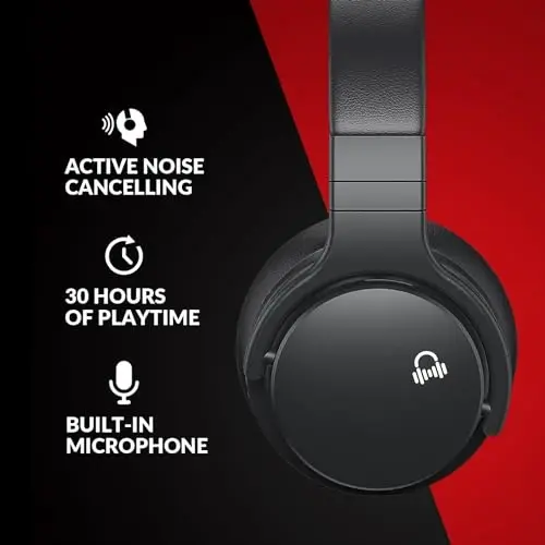 Million Sold Classic E7 Active Noise Cancelling Headphones with Upgraded HD Sound, Wireless Bluetooth Headphones Over The Ear Unequaled Comfort, Vivid Deep Bass, for Home Office Travel Birthday Gift - 2