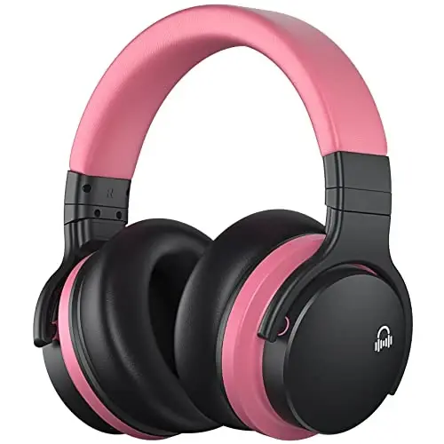 Million Sold Classic E7 Active Noise Cancelling Headphones with Upgraded HD Sound, Wireless Bluetooth Headphones Over The Ear Unequaled Comfort, Vivid Deep Bass, for Home Office Travel Birthday Gift - MOVSSOU