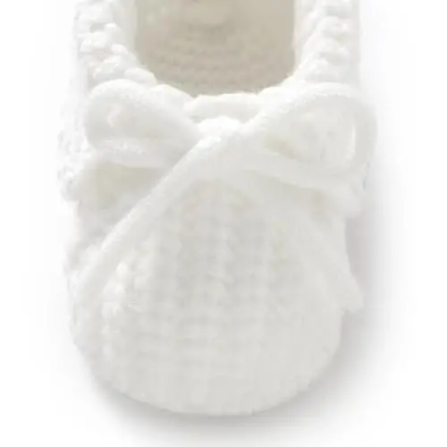 mimixiong Baby Booties Newborn Infant Sock Shoes Hand Knitting Crochet Boy and Girl Cozy Shoes - 6