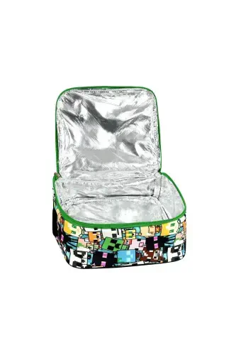 Mine Creeper 3-Piece Set Elementary School Bag, Thermal Lunch Bag and Pencil Case Set - 7