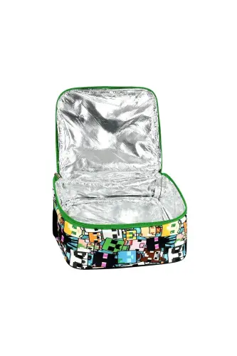 Mine Creeper 3'lü Set Ilkokul Çantası, Termal Beslenme Çantası Ve Kalem Kutusu Seti - 7