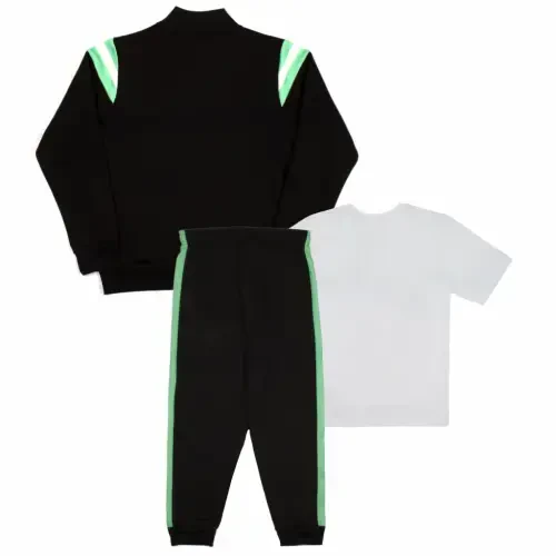 Minecraft Creeper Boys 3 Piece Tracksuit Pants Set - Zip Up Tracksuit, Short Sleeve T-Shirt, and Active Jogger Sweatpants Bundle Set for Kids and Toddlers (Size 4-16) - 1