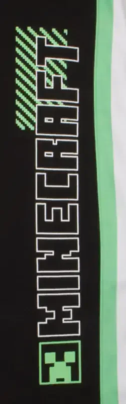 Minecraft Creeper Boys 3 Piece Tracksuit Pants Set - Zip Up Tracksuit, Short Sleeve T-Shirt, and Active Jogger Sweatpants Bundle Set for Kids and Toddlers (Size 4-16) - 9