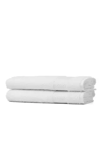 | Minerva | 100% Cotton 2-Piece Hand/Face Towel Set-White - 1