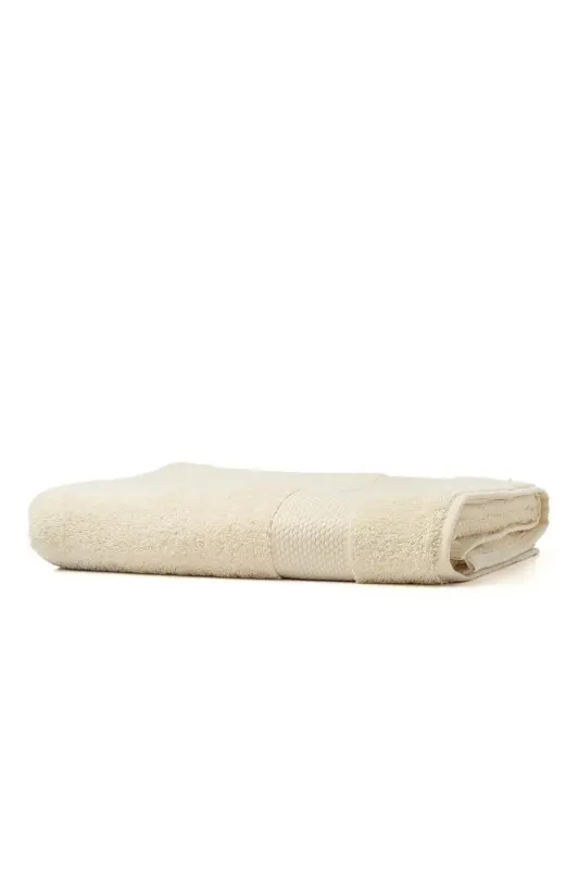 | Minerva | 100% Cotton Extra Soft Body Towel-CREAM - 1