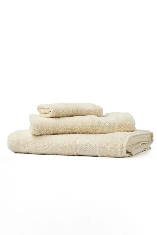 | Minerva | 100% Cotton Extra Soft Body Towel-CREAM - 2