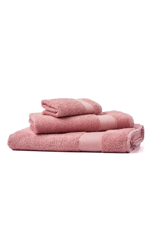 | Minerva | 100% Cotton Extra Soft Body Towel-ROSEWOOD - 2